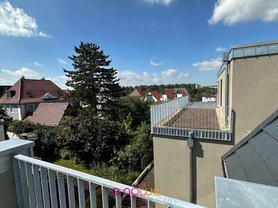 Blick von der Dachterrasse