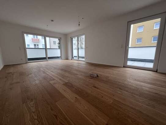 Erstbezug hochwertige 2-Zimmer Neubauwohnung 2.OG + TG + Keller + Aufzug, 33qm Terrasse, Lechhausen