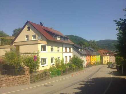 Renovierte 4-Zimmer-Wohnung mit ruhigem Balkon und mit Einbauküche in Eberbach zu vermieten