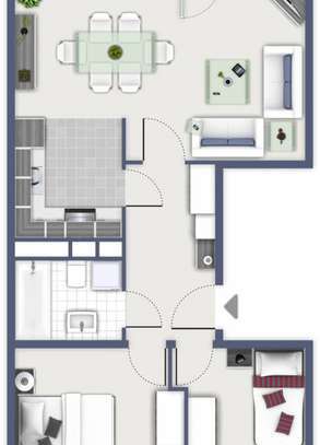 3-Raumwohnung mit Südbalkon