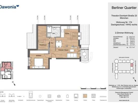 Helle DG Wohnung in München-Schwabing