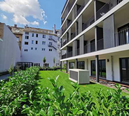 Top-moderne 1-Zimmerwohnung mit Einbauküche und Terrasse