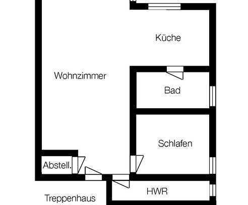 Souterrainwohnung mit großer Terrasse und Einbauküche