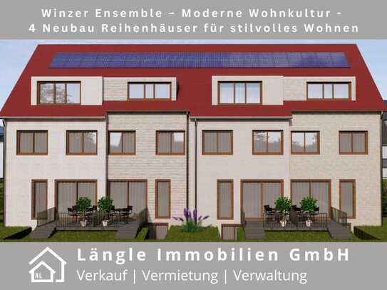 Winzer Ensemble – Moderne Wohnkultur - 4 Neubau Reihenhäuser für stilvolles Wohnen