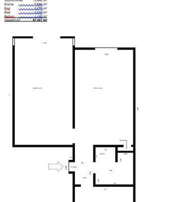 Kleine, gemütliche 2 Zi. Wohnung mit Balkon und EBK in Duisburg-Hochheide