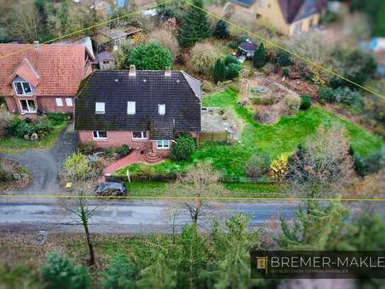 PROVISIONSFREI! Walsrode Bockhorn | 2 Häuser = 1 Preis: Naturnahe Lage mit vielen Möglichkeiten