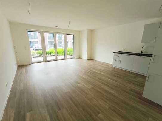 Bezugsfertige 3-Zimmer-Erdgeschoss-Wohnung mit West-Terrasse, und 90 m² Wohnfläche