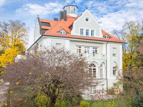 Historische Villa am Isarhochufer. Repräsentative Jugendstilwohnung..