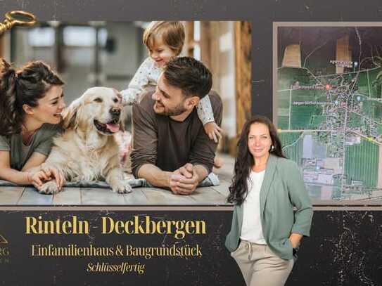 Rinteln Deckbergen - Schlüsselfertiges 5 Zimmer Einfamilienhaus inkl. Grundstück! Neubau