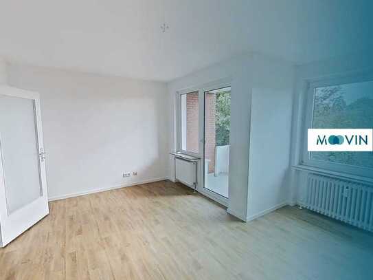 Große 2-Zimmer-Wohnung mit Balkon und Badewanne **frisch renoviert**