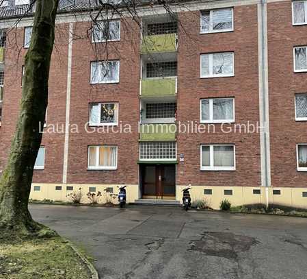 Aachen- Zeppelinstr.: FREI! Eine gut aufgeteilte 2-Zimmer-Wohnung mit Küche, Diele, Bad, Keller.