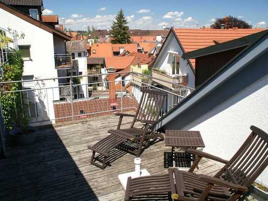 Möblierte 2-Zimmer-Maisonette-Whg. mit sonniger Terrasse in Konstanz, Altstadt