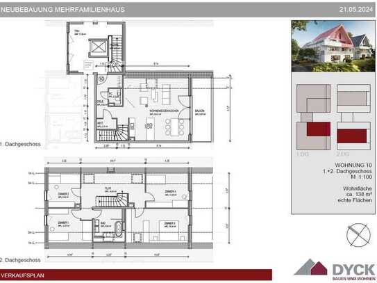 NEUBAU 2 Mehrfamilienhäuser je 6 Whg´en