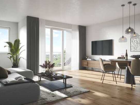 HERZOG LUDWIG: Modern & flexibel: Perfekt geschnittenes 1,5-Zimmer-Apartment im Erdinger Zentrum