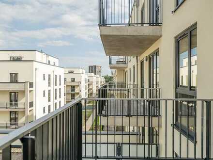 Helle 3-Zimmer-Wohnung mit Balkon - Erstbezug im Neubauobjekt - Bitte alle Hinweise lesen!