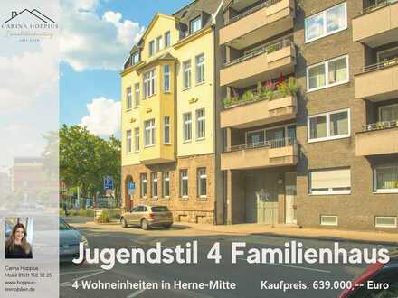 Jugendstil-Familienhaus (4 Whg) mit traumhaftem Stadtgarten