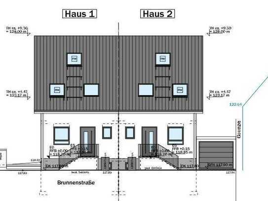 Rohbau! Schöne DHH in Durmesheim