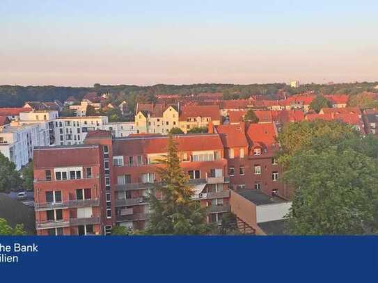 HANNOVER-STÖCKEN - 3-Zimmer-Wohnung tollem Blick von der Loggia und optionaler Garage