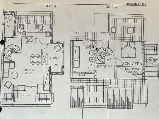 3,5-Zimmer-Maisonettewohnung mit Loggia, Einbauküche & TG-Stellplatz in Kirchentellinsfurt