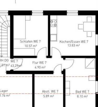 Erstbezug: Stilvolle 1-Raum-Dachgeschosswohnung in Donau-Ries (Kreis)