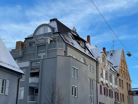 Exklusive 1-Raum-Wohnung mit Donau-Dachterrasse und Münsterblick in Neu-Ulm