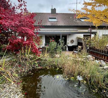 4-Zimmer-Erdgeschoss-Wohnung mit traumhaft schönem Garten in Offenau!