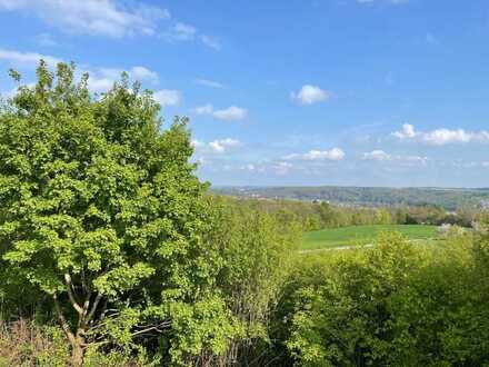 Naturnahes Baugrundstück mit Fernblick in Schmitshausen