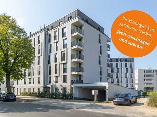 Ganz oben! 2-Zi.-Wohnung auf ~74m² mit Terrasse in prominenter Lage am Rathaus Schönefeld