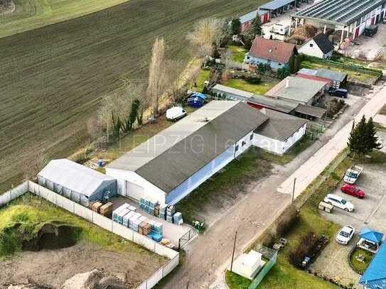 548m² Gewerbehalle, auf 1.929m² Grdst. für Handwerk oder Logistik, bei Bad Dürrenberg