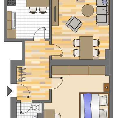 2-Zimmerwohnung mit Balkon