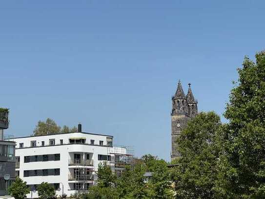 Erstbezug Wohn(t)raum im exklusiven Neubau, mit Elb- und Domblick