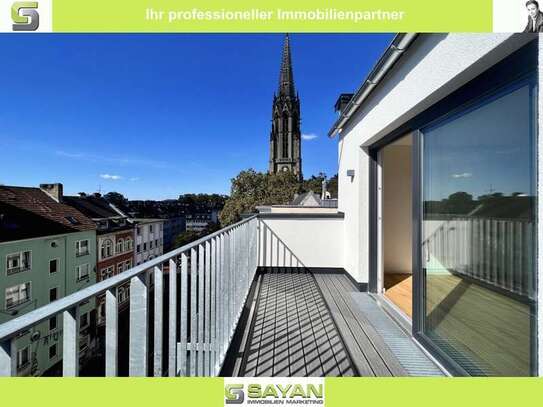 SAYAN IMMOBILIEN - Kwartier Latäng / Neubau-Penthouse inkl. Küche, 3 Balkonen & eigenem Aufzug -