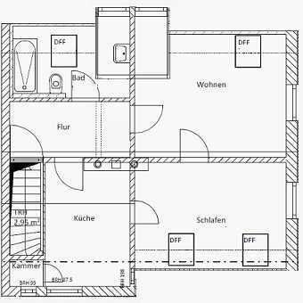 2-Zimmer-Wohnung im Caputher Norden