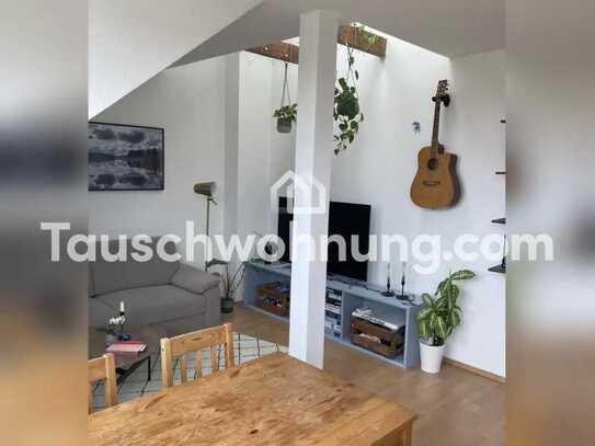 Tauschwohnung: Dachgeschosswohnung mit Balkon