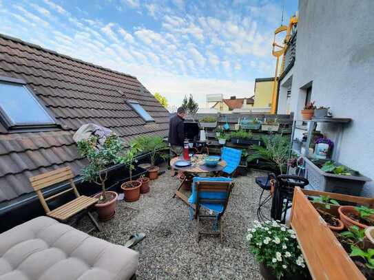 3-Zi-Whg. mit großer Dachterrasse und Küche