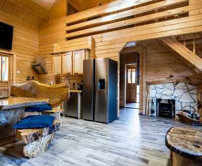 Exklusive Immobilien Saunahaus-Wellnessoase mit Ferienhaus gute Rendite in Schwimmbach.