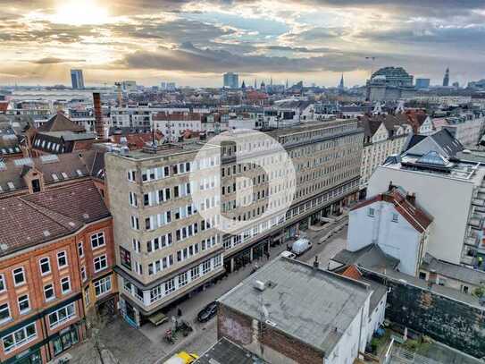 bürosuche.de: Kreative Loftflächen in der Sternschanze zu mieten.