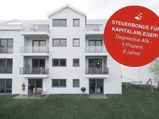 Reserviert! Moderne 4 Zimmer Wohnung mit 70m² großen Garten. Provisionsfrei!