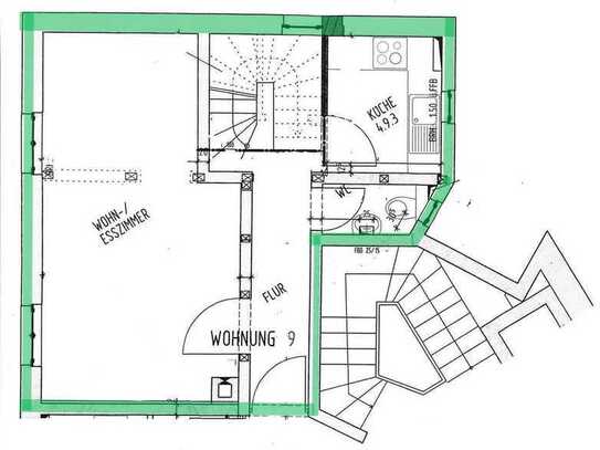 Geschmackvolle 2,5-Raum-Maisonette-Wohnung im Heusteigviertel