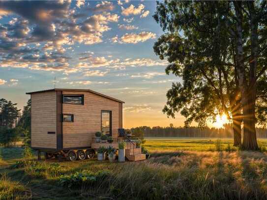 Domix Kleine Oase 🚞 Freiheit auf Rädern – Ihr exklusives Tiny House für nachhaltiges Wohnen 🌳