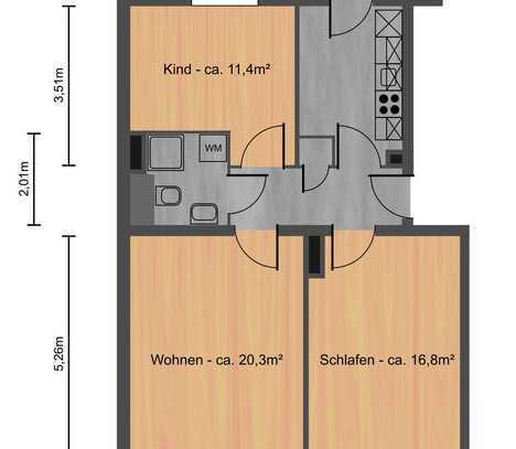 Zentrumsnah und ideal gelegen, umfassend modernisiert und saniert