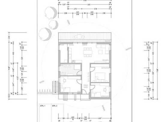 Neubau 104m² 4 Zimmer Wohnung, Südbalkon mit Aussicht in die Natur +Erstbezug+