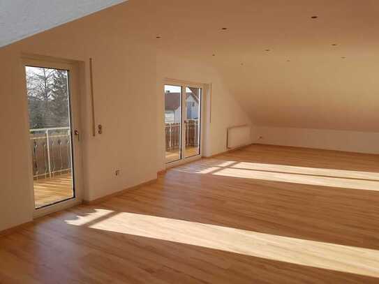 Schöne 3-Zimmer-Dachgeschosswohnung mit Balkon und Einbauküche in Bad Schönborn