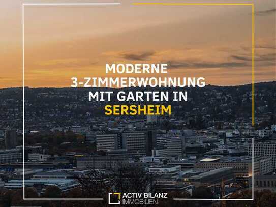 Moderne 3 - Zimmerwohnung in Sersheim mit Garten und Tiefgaragenstellplatz