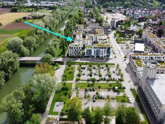 Egeriaviertel, direkt am Neckar, 4,5-Zimmer Luxus mit TG