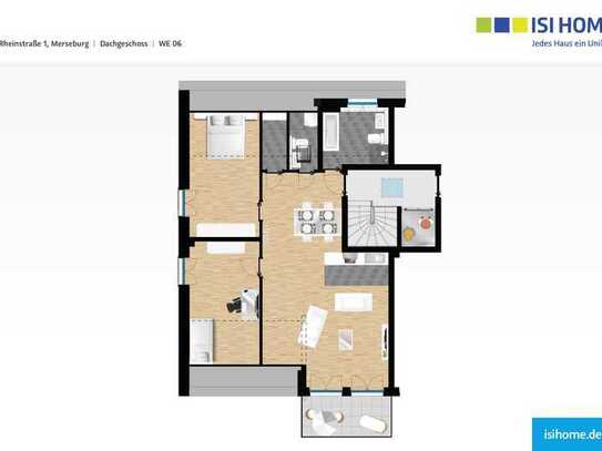 Traumhafte Dachgeschosswohnung mit hochwertiger Ausstattung