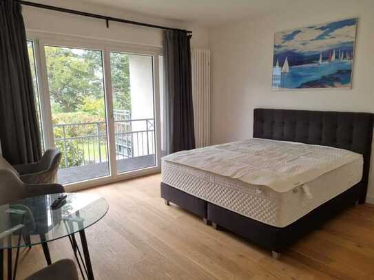 Helles und ruhiges 1-Zimmer-Apartment mit großem Sonnenbalkon - Mietdauer 1 Jahr - ab 07.11.2024