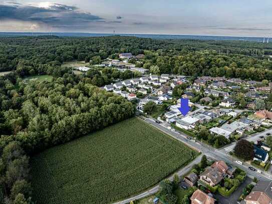 Bungalow und Zweifamilienhaus am Eingang zur Haard - Kombination aus Eigennutzung u. Kapitalanlage