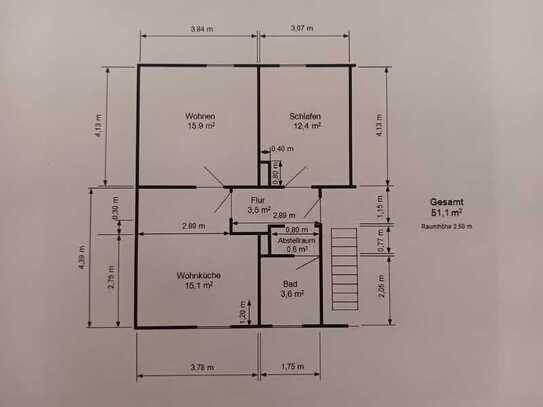 Gut geschnittene 2,5-Zimmer-Wohnung mit Wohnküche in Göggingen - Augsburg