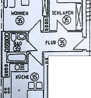 Helle 2-Zimmer-Wohnung mit großer Küche, Frankenberger Viertel